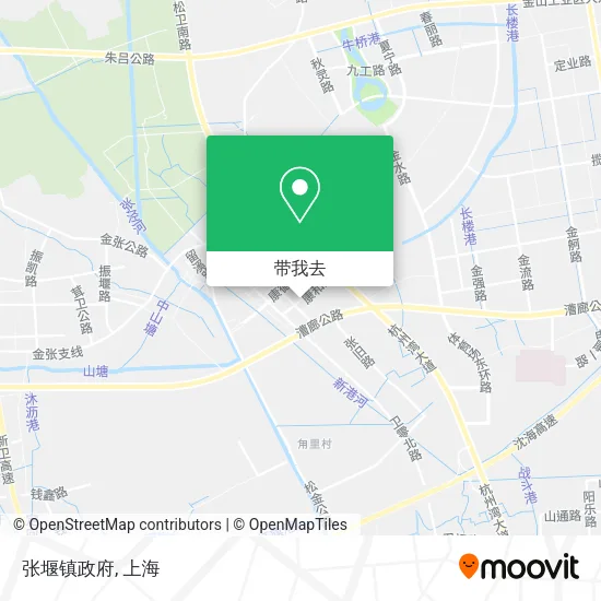 张堰镇政府地图