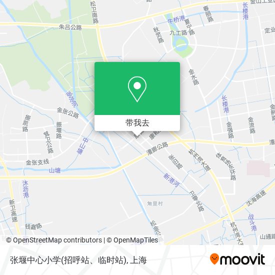 张堰中心小学(招呼站、临时站)地图
