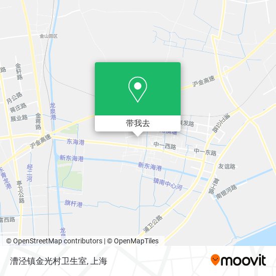 漕泾镇金光村卫生室地图