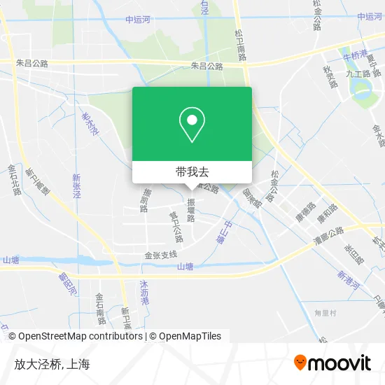 放大泾桥地图