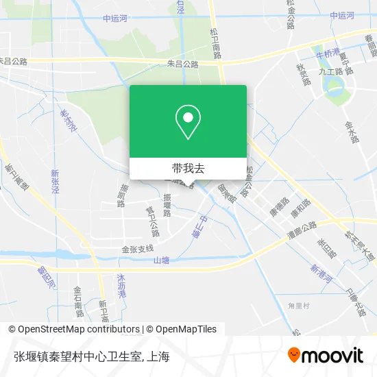张堰镇秦望村中心卫生室地图