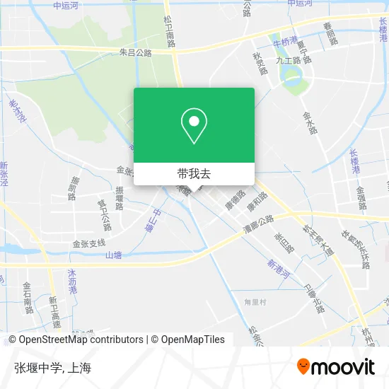 张堰中学地图