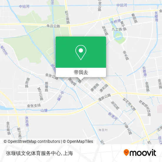 张堰镇文化体育服务中心地图