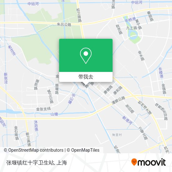 张堰镇红十字卫生站地图
