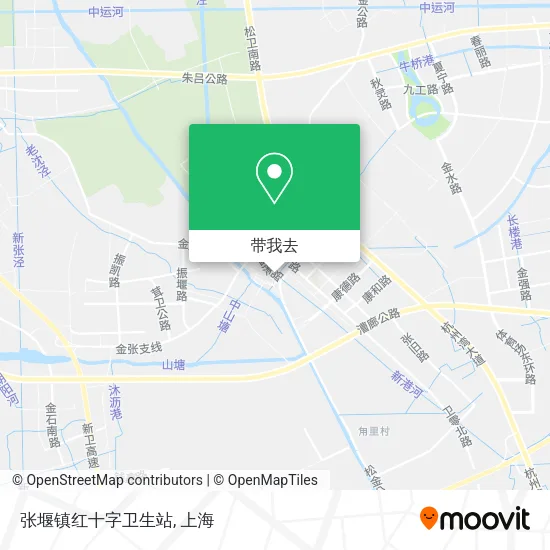 张堰镇红十字卫生站地图