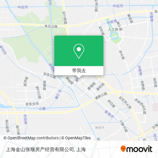 上海金山张堰房产经营有限公司地图
