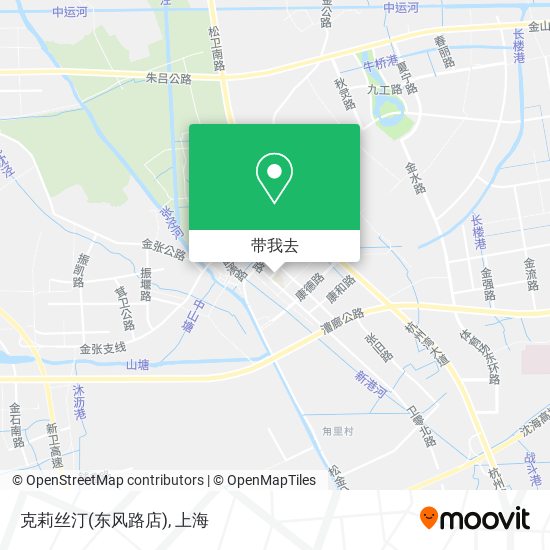 克莉丝汀(东风路店)地图