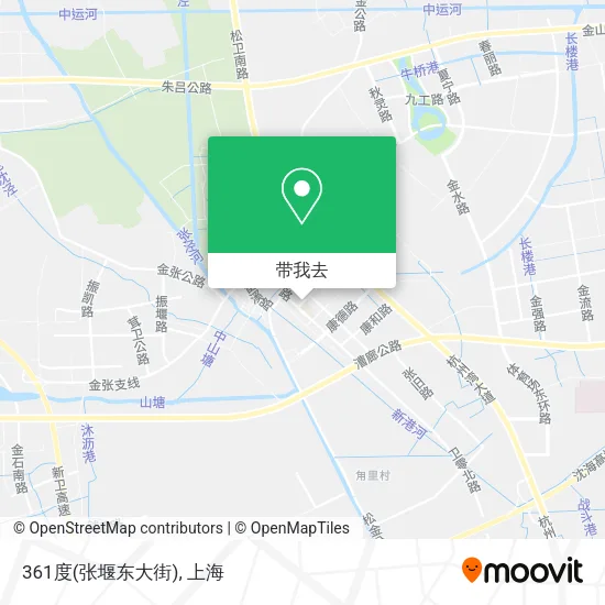 361度(张堰东大街)地图