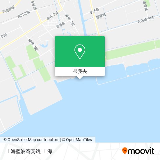 上海蓝波湾宾馆地图