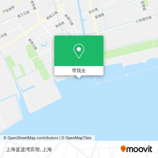 上海蓝波湾宾馆地图