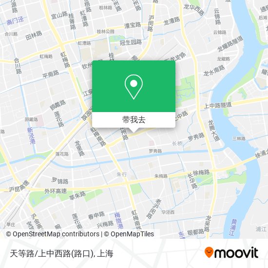天等路/上中西路(路口)地图
