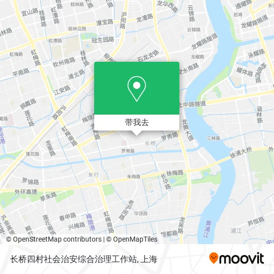 长桥四村社会治安综合治理工作站地图
