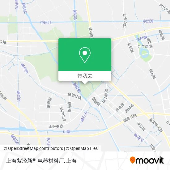 上海紫泾新型电器材料厂地图