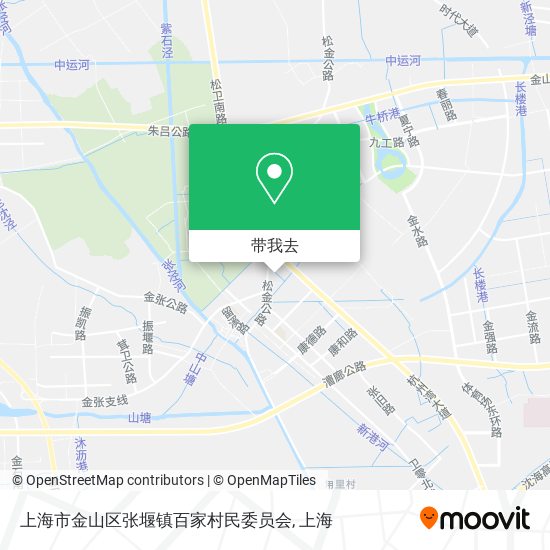 上海市金山区张堰镇百家村民委员会地图
