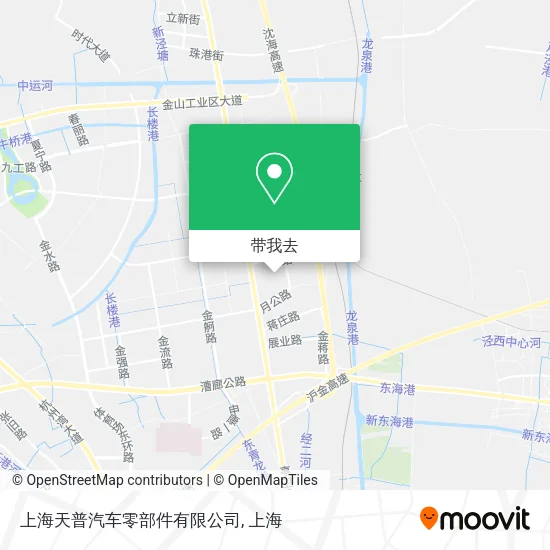 上海天普汽车零部件有限公司地图