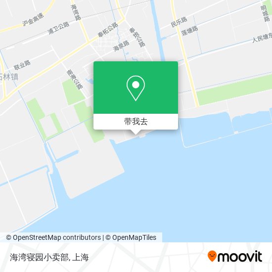 海湾寝园小卖部地图