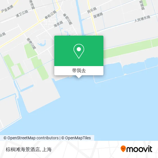 棕榈滩海景酒店地图