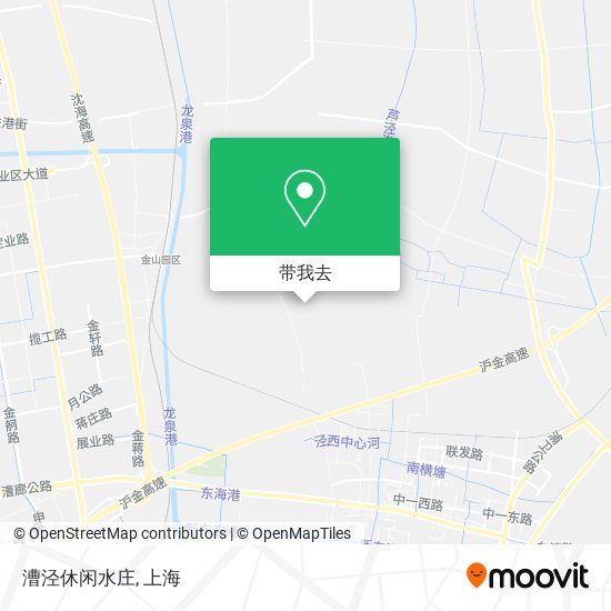 漕泾休闲水庄地图