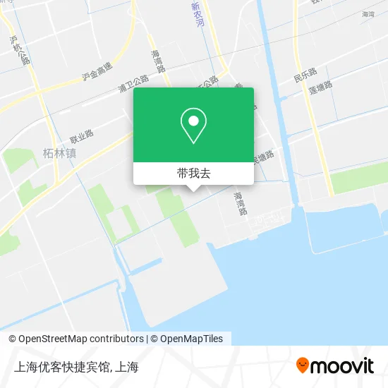 上海优客快捷宾馆地图