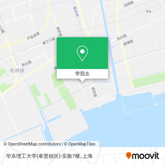 华东理工大学(奉贤校区)-实验7楼地图