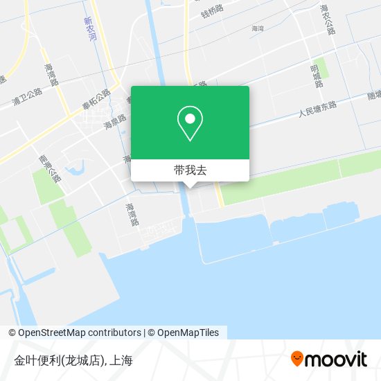 金叶便利(龙城店)地图