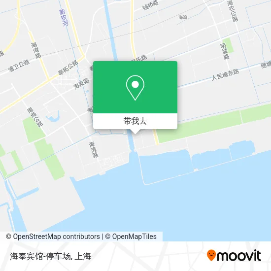 海奉宾馆-停车场地图