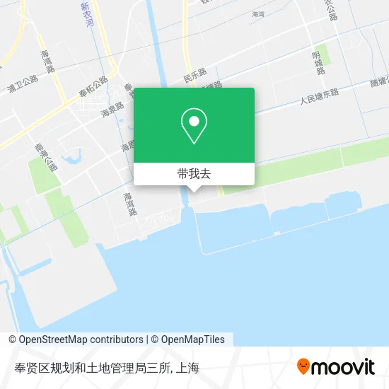 奉贤区规划和土地管理局三所地图