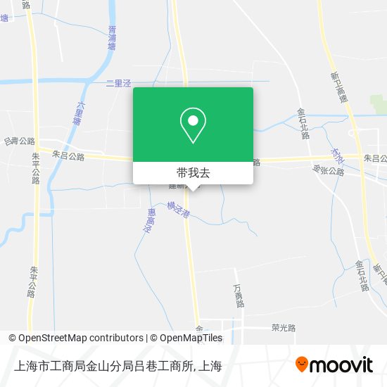 上海市工商局金山分局吕巷工商所地图