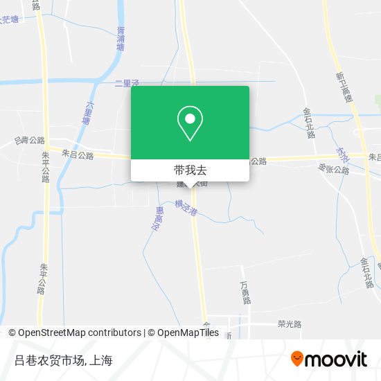 吕巷农贸市场地图