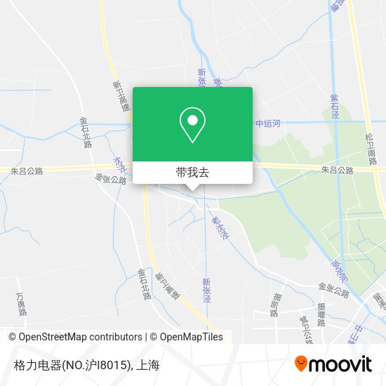 格力电器(NO.沪l8015)地图