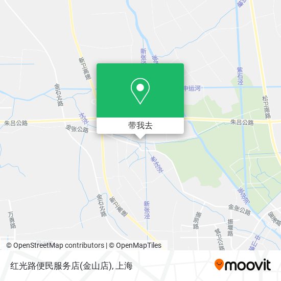 红光路便民服务店(金山店)地图