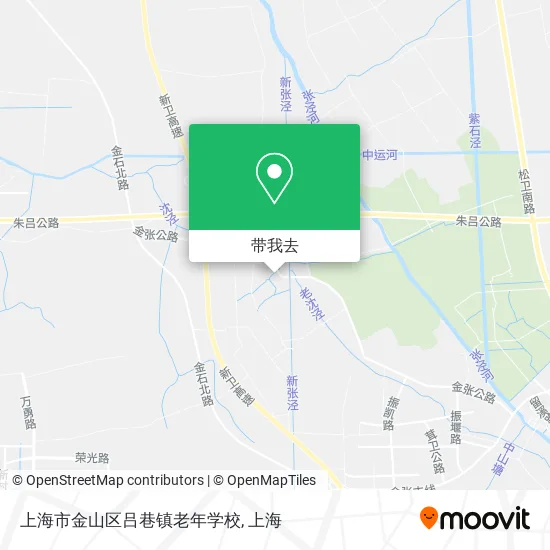 上海市金山区吕巷镇老年学校地图