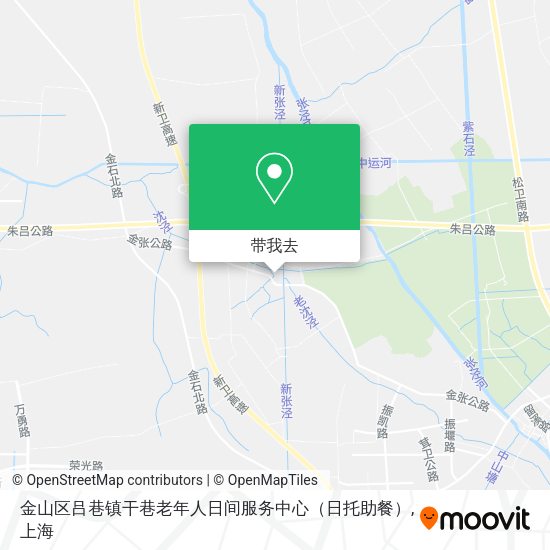 金山区吕巷镇干巷老年人日间服务中心（日托助餐）地图