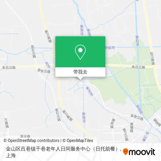 金山区吕巷镇干巷老年人日间服务中心（日托助餐）地图