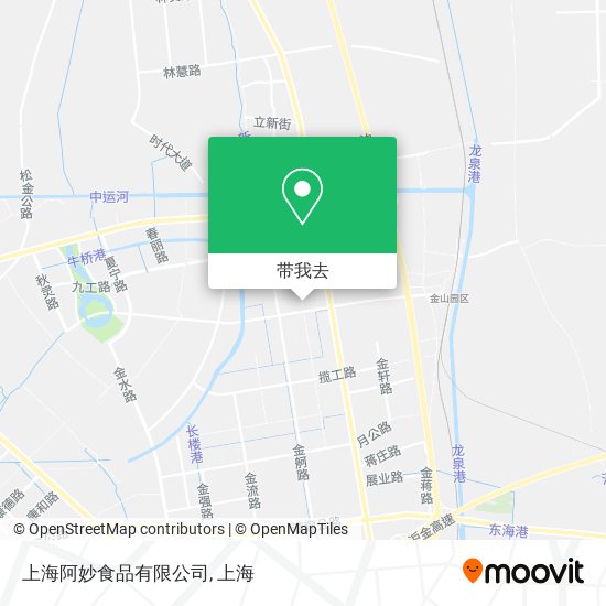 上海阿妙食品有限公司地图