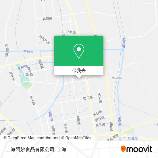 上海阿妙食品有限公司地图