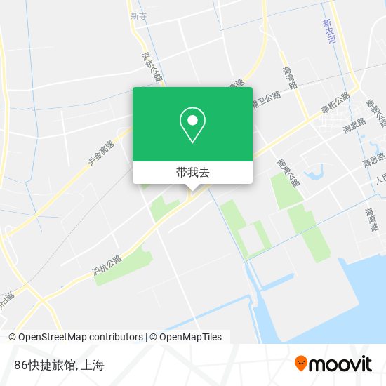 86快捷旅馆地图