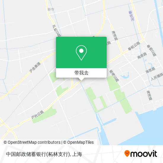 中国邮政储蓄银行(柘林支行)地图