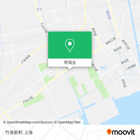 竹港新村地图