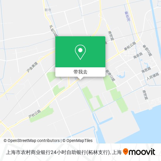 上海市农村商业银行24小时自助银行(柘林支行)地图