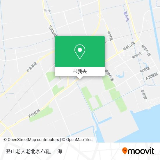 登山老人老北京布鞋地图