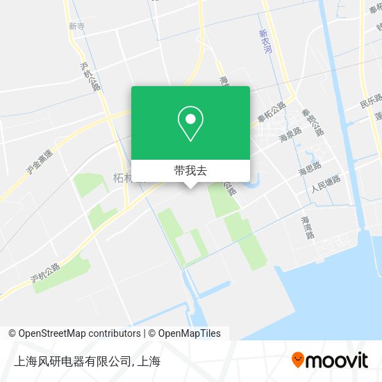 上海风研电器有限公司地图