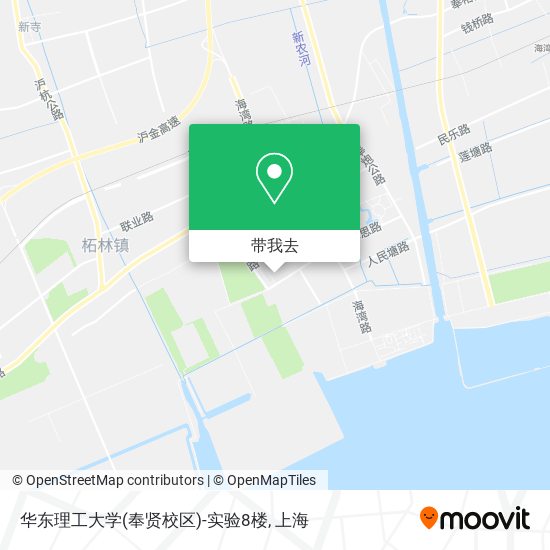 华东理工大学(奉贤校区)-实验8楼地图