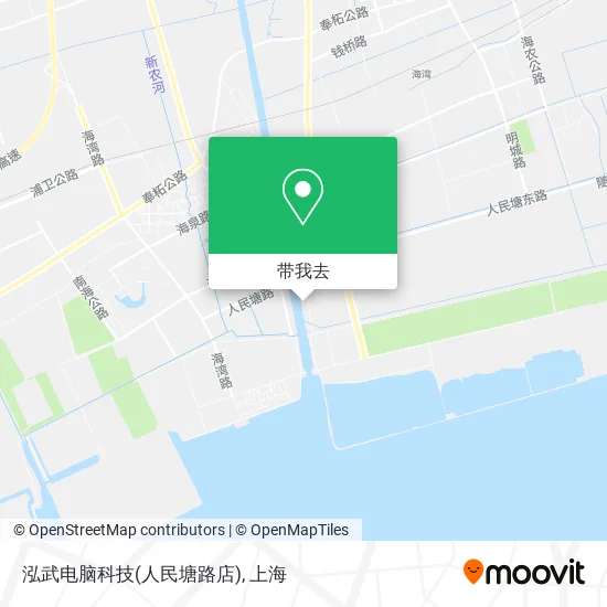 泓武电脑科技(人民塘路店)地图