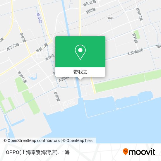 OPPO(上海奉贤海湾店)地图