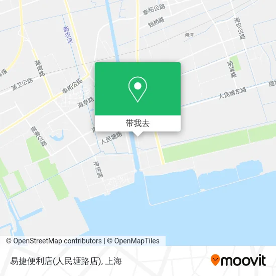 易捷便利店(人民塘路店)地图