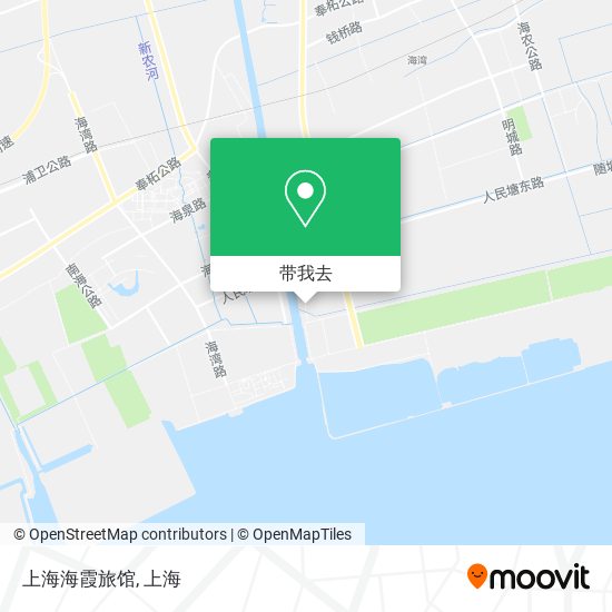 上海海霞旅馆地图