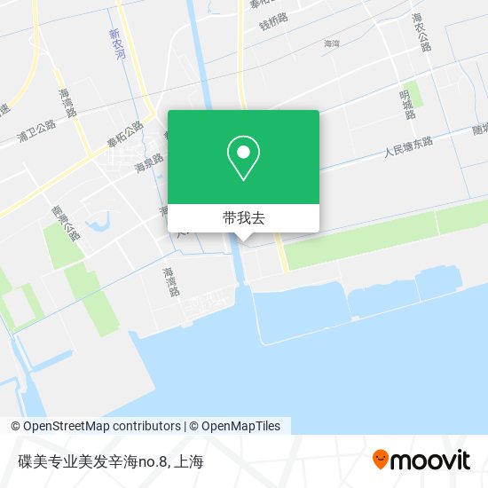 碟美专业美发辛海no.8地图