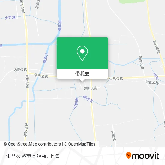 朱吕公路惠高泾桥地图
