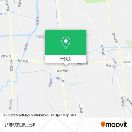 吕巷镇政府地图